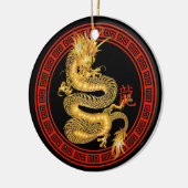  Chinees Jaar van de Draak Keramisch Ornament (Links)