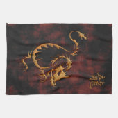 Chinees jaar van de Dragon Asian Towels Theedoek (Horizontaal)