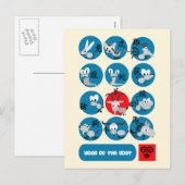 Chinees jaar van de geit/Briefkaarten van de roomv Feestdagenkaart (Voorkant / Achterkant)