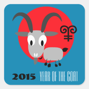 Chinees Jaar van de Geit Fun Gift Stickers