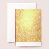 Chinees Jaar van de Kaarten van de Folie van de Gr (Met envelop)