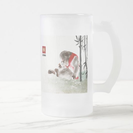 Chinees jaar van de Mok van de aap van 2016: Gift (Rechts)