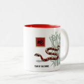 Chinees Jaar van de Mok van de Snake Gift (Voorkant rechts)