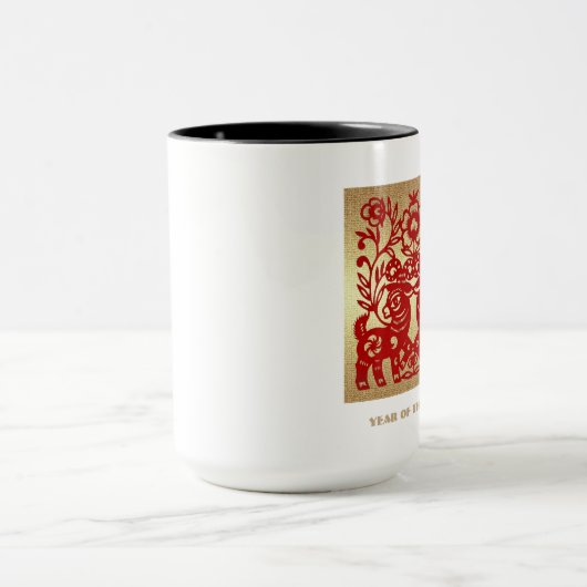 Chinees jaar van de Mokken voor aangepaste cadeaut (Midden)