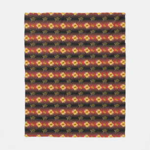 Chinees Jaar van de Os Elegante Bloemen Fleece Deken