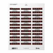 Chinees jaar van de os - Sterk Etiket (Full Sheet)