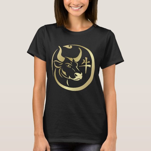 Chinees Jaar van de Ox 2021 T-shirt (Voorkant)