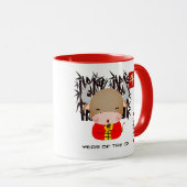 Chinees Jaar van de Ox | Aangepast jaar- en naamca Mok (Voorkant rechts)