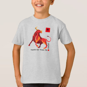 Chinees Jaar van de Ox   Aangepast jaar T-shirt