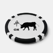 Chinees jaar van de Ox Poker Chips (Enkel)