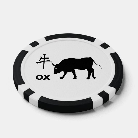 Chinees jaar van de Ox Poker Chips (Enkel)