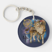 Chinees jaar van de ox sleutelhanger (Voorkant)
