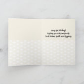 Chinees jaar van de paardenbloesems feestdagen kaart (Binnen)