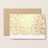 Chinees jaar van de Rabbit Luxury Real Folie Cards Kaarten (Met envelop)