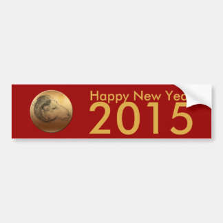 Chinees jaar van de Ram Custom 2015 Bumpersticker