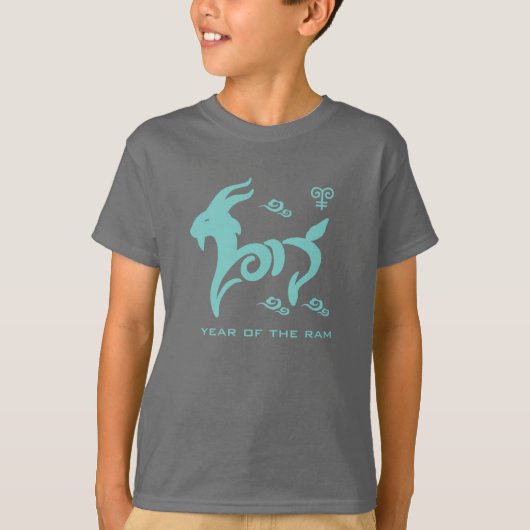 Chinees Jaar van de Ram/Goat Gift T-Shirts (Voorkant)