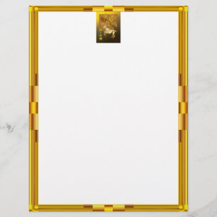 Chinees Jaar van de Ram, Golden Framed Chinese Ram