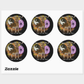 Chinees Jaar van de Ram Ronde Sticker (Vel)