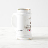 Chinees Jaar van de Rat | Aangepast jaar en naam Bierpul (Voorkant links)