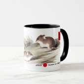 Chinees Jaar van de Rat | Aangepast jaar en naam Mok (Voorkant rechts)