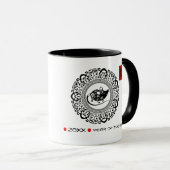 Chinees Jaar van de Rat | Aangepast jaar en naam Mok (Voorkant rechts)