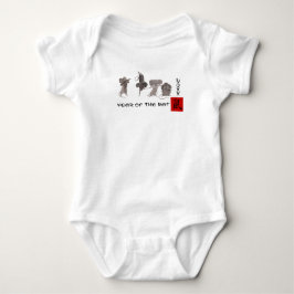 Chinees Jaar van de Rat | Aangepast jaar Romper