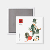 Chinees Jaar van de Rat | Aangepast jaartal Magneet (Voorkant / Achterkant)