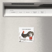 Chinees jaar van de rooster | Aangepast jaar Magneet (Insitu (Vaatwasser))