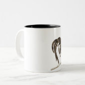 Chinees Jaar van de Rooster Gift Tweekleurige Koffiemok (Voorkant links)