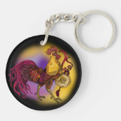 Chinees jaar van de Rooster Sleutelhanger (Achterkant)