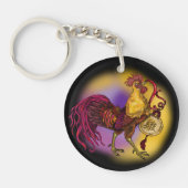Chinees jaar van de Rooster Sleutelhanger (Voorkant)