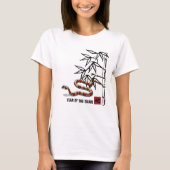 Chinees jaar van de slang t-shirt (Voorkant)