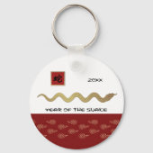 Chinees Jaar van de Sleutelhanger van de Snake Gif (Voorkant)