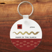 Chinees Jaar van de Sleutelhanger van de Snake Gif (Voorkant)