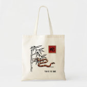Chinees Jaar van de Snake Gift Tote Bag (Voorkant)