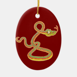 Chinees Jaar van de Snake Ornament