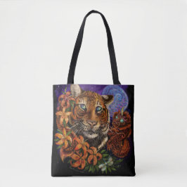 Chinees Jaar van de Tiger2022 nieuwe kunst Tote Bag