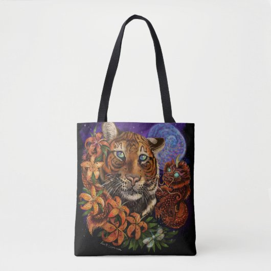 Chinees Jaar van de Tiger2022 nieuwe kunst Tote Bag (Voorkant)