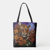 Chinees Jaar van de Tiger2022 nieuwe kunst Tote Bag (Achterkant)