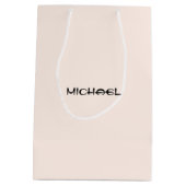 Chinees jaar van de Tiger Custom Paper Cadeaus Medium Cadeauzakje (Achterkant)