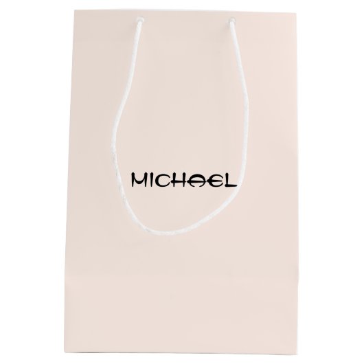 Chinees jaar van de Tiger Custom Paper Cadeaus Medium Cadeauzakje (Achterkant)