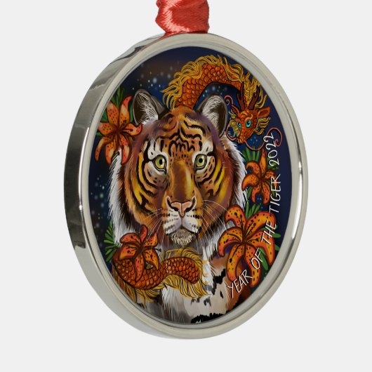 Chinees jaar van de Tiger Ornament (Rechts)