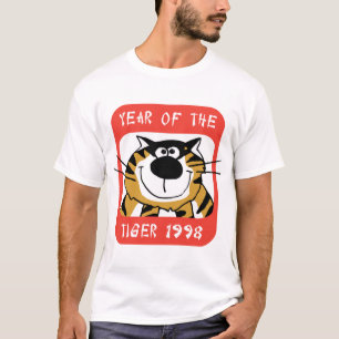 Chinees Jaar van de Tijger 1998 T-Shirt