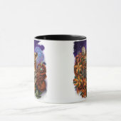 Chinees Jaar van de Tijger 2022 Bijgewerkte Kunst  Mok (Midden)