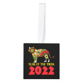 Chinees Jaar van de Tijger 2022 Decoratie (Voorkant)