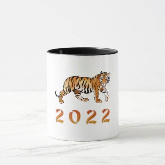Chinees Jaar van de Tijger 2022 Mok (Midden)