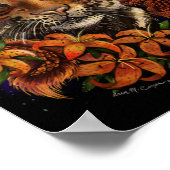 Chinees Jaar van de Tijger 2022 Nieuw Kunstjaar Po Poster (Hoek)