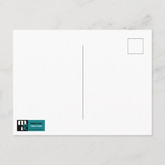 Chinees jaar van de tijger | Aangepast jaar Briefkaart (Achterkant)