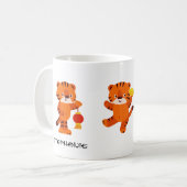 Chinees jaar van de tijger | Aangepast jaar en naa Koffiemok (Voorkant links)