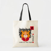 Chinees jaar van de tijger | Aangepast jaartal Tote Bag (Voorkant)